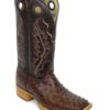 Ostrich boot Kango Tabac Bruciato