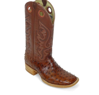 Men ostrich boot brandy cc