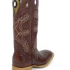 Men Boots Belly Caiman Tail Brown