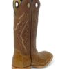 Men Boots Belly Caiman Tail Cognac Pull Up