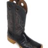 Men Boots Belly Caiman Black