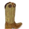 Men Boots Belly Caiman Throat Cognac Pull Up