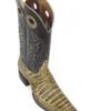 Men Boots Belly Caiman Throat Peanut Sundance