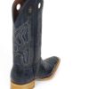 Men Boots Belly Caiman Tail Navy Blue