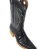 Men Boots Belly Caiman Throat Black