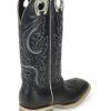 Men Boots Belly Ostrich Black