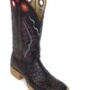 Men Boots Hornback Caiman Black Cherry
