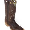 Men Boots Belly Caiman Tail Brown Oil