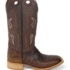 Men Boots Belly Caiman Tail Brown Oil