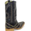 Men Boots Lizard Teju Black Bars