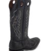 Men Boots Belly Ostrich Black