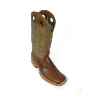 Men Boots Belly Ostrich Brandy Bruciato