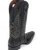 Men Boots Belly Ostrich Black