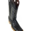 Men Boots Hornback Caiman Tail Black