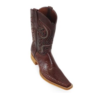 Men Boots Lizard Teju Brown