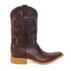 Men Boots Lizard Teju Brown