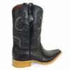 Men Boots Lizard Teju Black