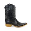 Men Boots Lizard Teju Black