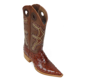 Men Boots Ostrich Cognac CC