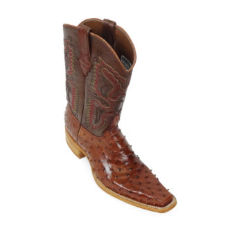 Men Boots Ostrich Cognac CC