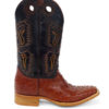 Men Boots Ostrich Cognac CC