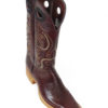 Men Boots Belly Ostrich Burgundy