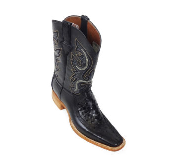 Men Boots Ostrich Black CLS