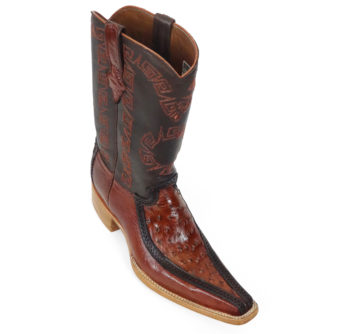 Men Boots Ostrich Cognac CC CLS