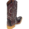 Men Boots Ostrich Burgundy CLS