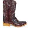 Men Boots Ostrich Burgundy CLS