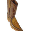 Men Boots Ostrich Antique Saddle CLS