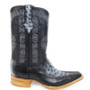 Men Boots Ostrich Black RG CLS
