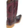 Men Boots Ostrich Burgundy CLS