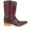 Men Boots Ostrich Burgundy CLS