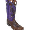 Lady Boots Cow Hide Frida Tan Butterfly