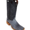 Men Boots Belly Ostrich Black RG