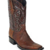 Men Boots Belly Ostrich Almond Oil