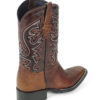 Men Boots Belly Ostrich Almond Oil