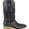 Men Boots Ostrich Black